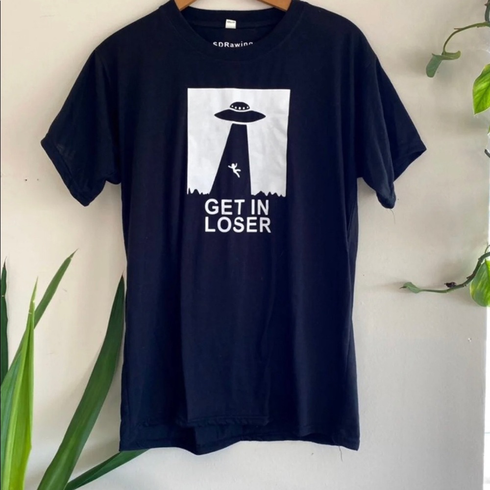 Funny Alien and Mean Girls tee